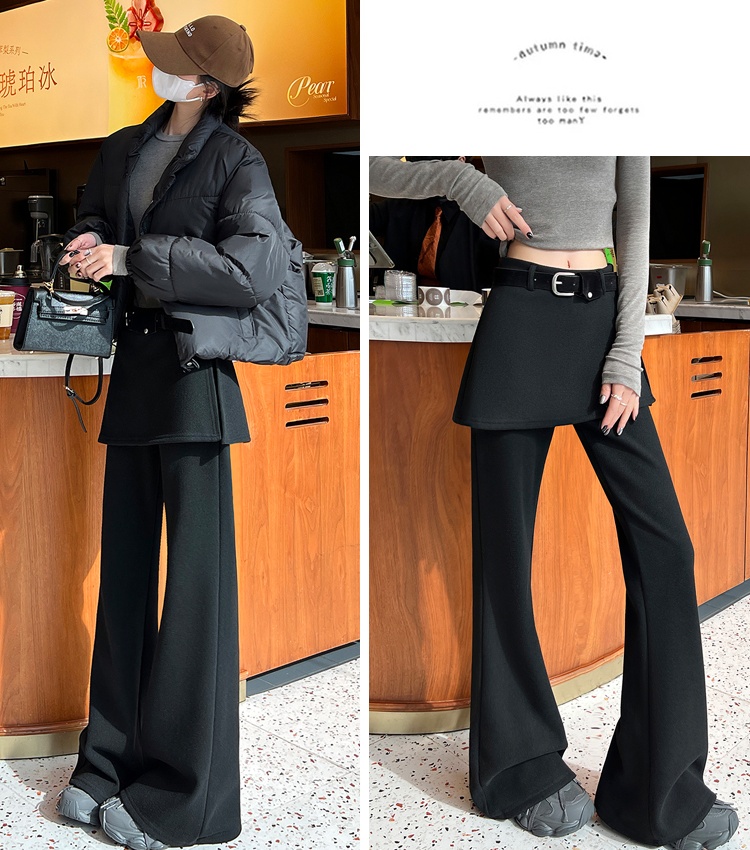 Mopping flare pants micro speaker pants for women