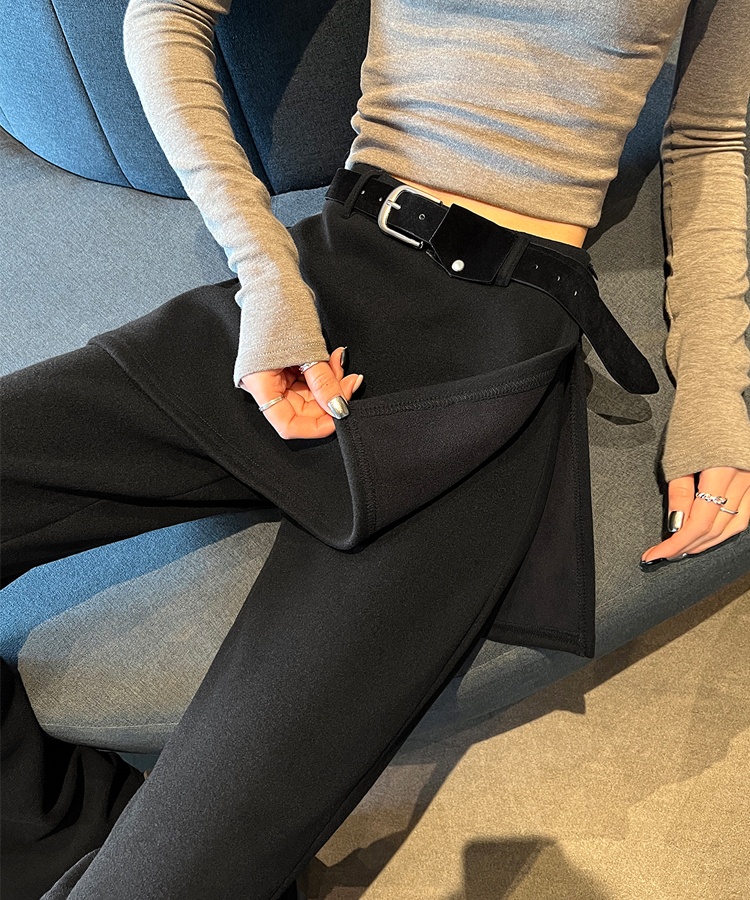 Mopping flare pants micro speaker pants for women