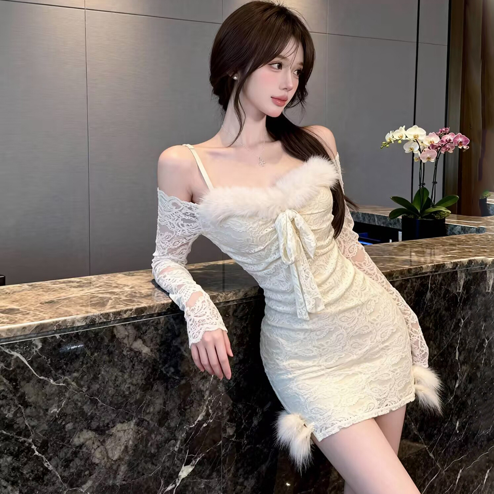 Package hip elmo spicegirl short splice dress for women