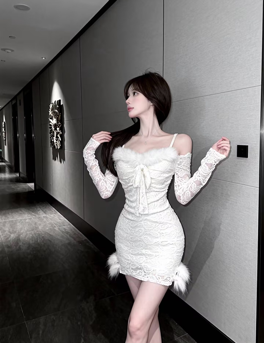 Package hip elmo spicegirl short splice dress for women