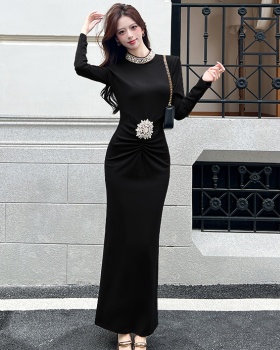 Fashion package hip long dress autumn dress