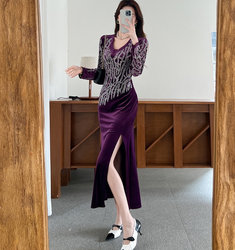 Package hip long dress temperament dress