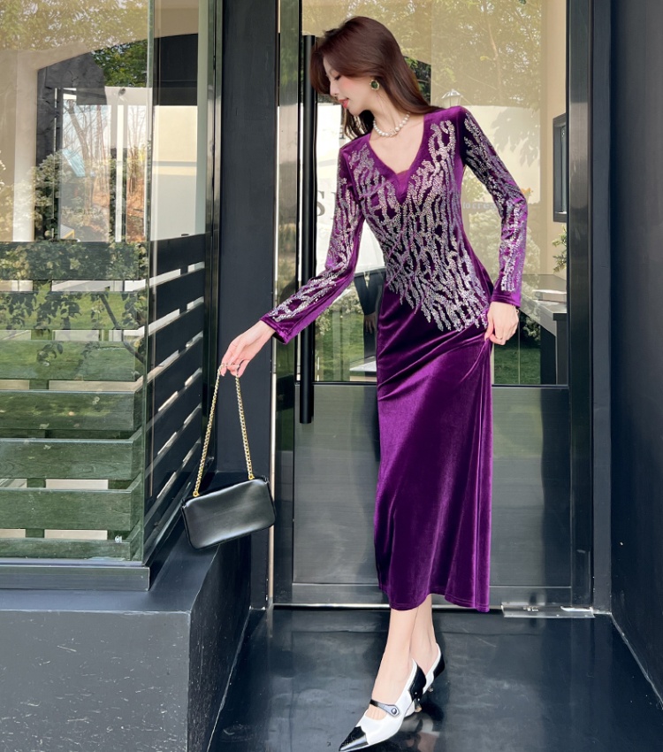 Package hip long dress temperament dress
