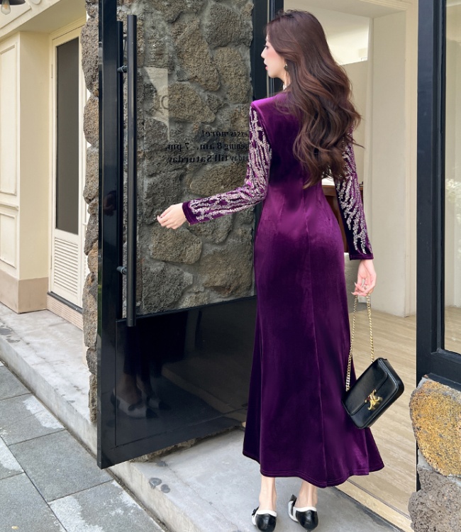 Package hip long dress temperament dress