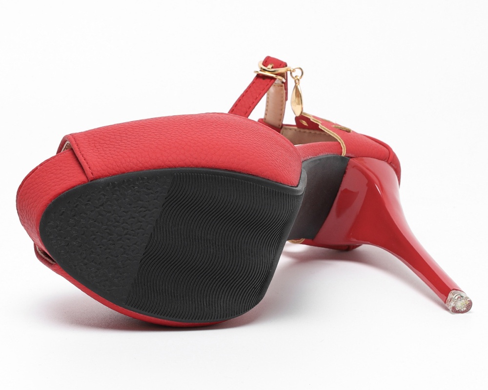 Sweet fish mouth shoes fine-root high-heeled shoes