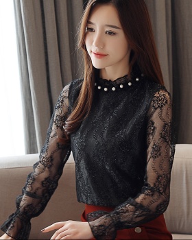Lace bottoming shirt Korean style small shirt for women