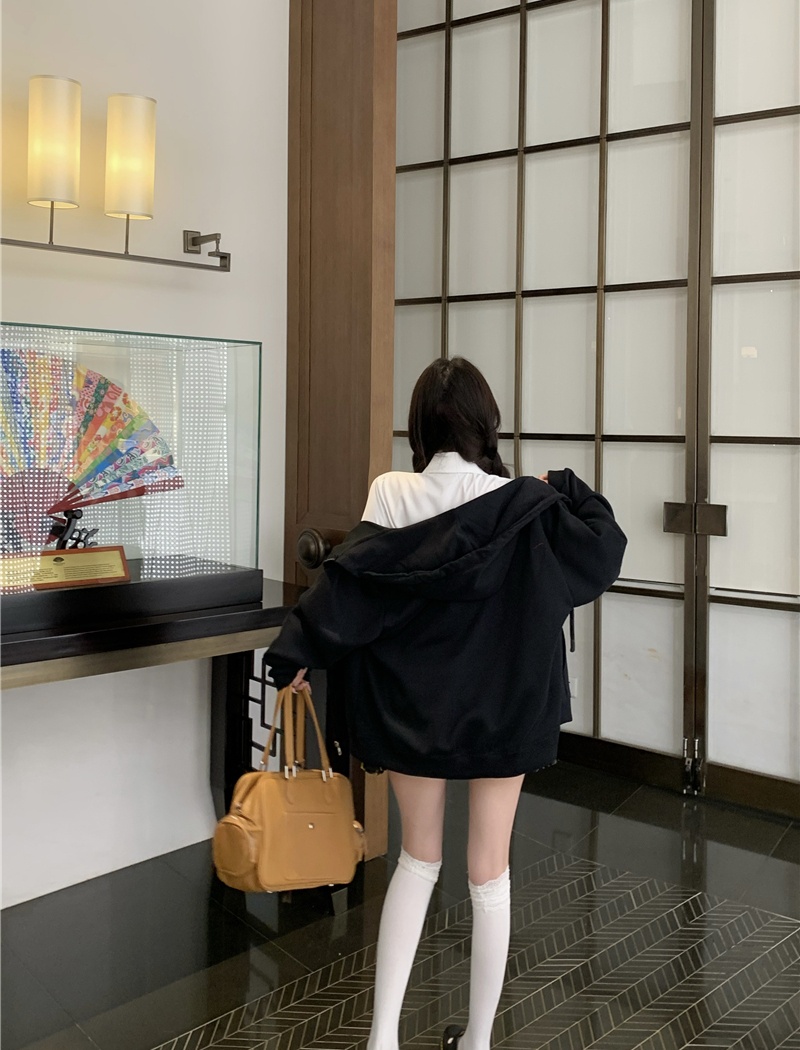 Pinched waist skirt spicegirl cardigan 3pcs set for women