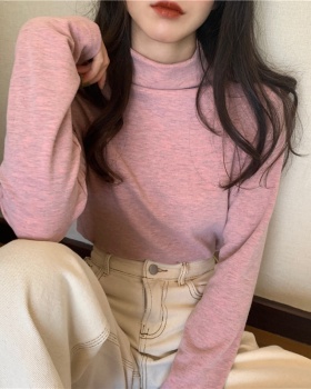 Pure autumn and winter thick bottoming shirt for women