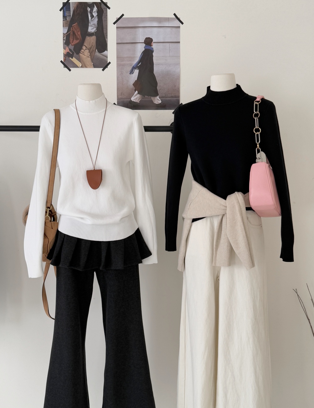 Long sleeve plus velvet knitted thick inside the ride sweater