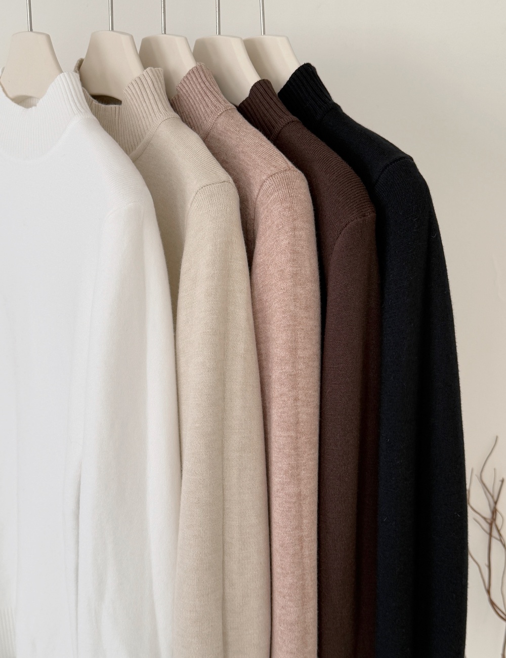 Long sleeve plus velvet knitted thick inside the ride sweater