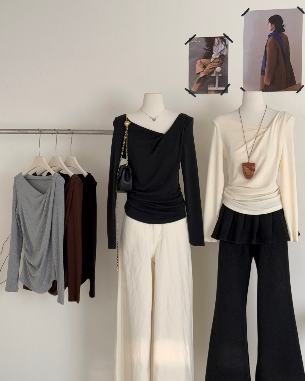 Spring crimp tops slim winter T-shirt for women