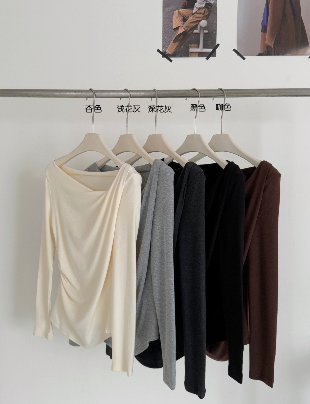 Spring crimp tops slim winter T-shirt for women