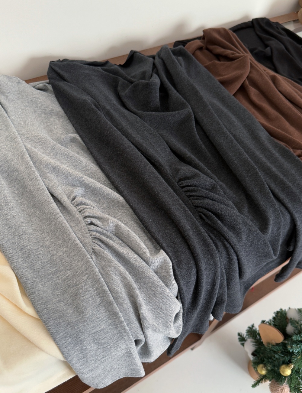 Spring crimp tops slim winter T-shirt for women