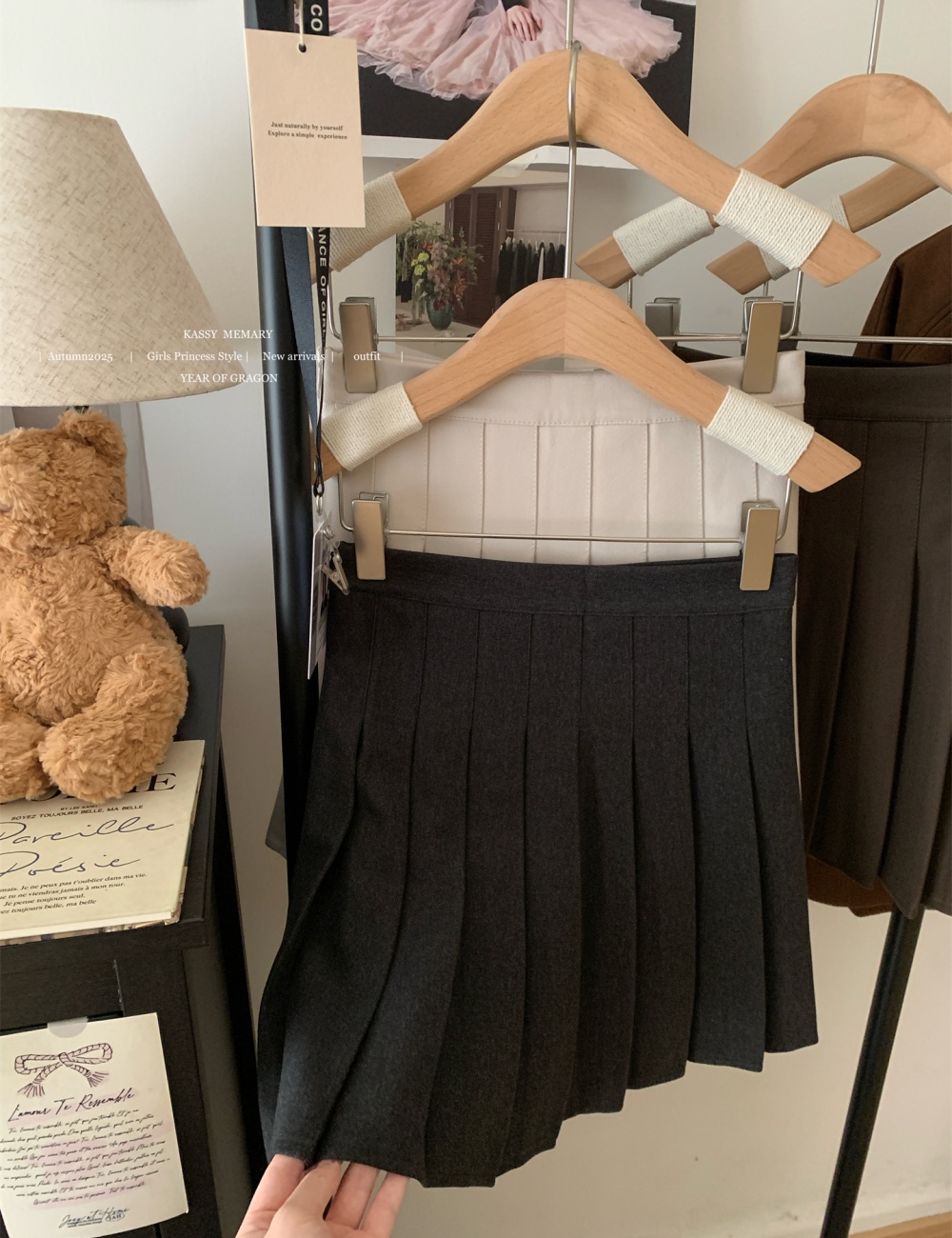 Woolen short skirt autumn and winter skirt for women