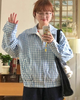 Lapel short tops Japanese style coat for women