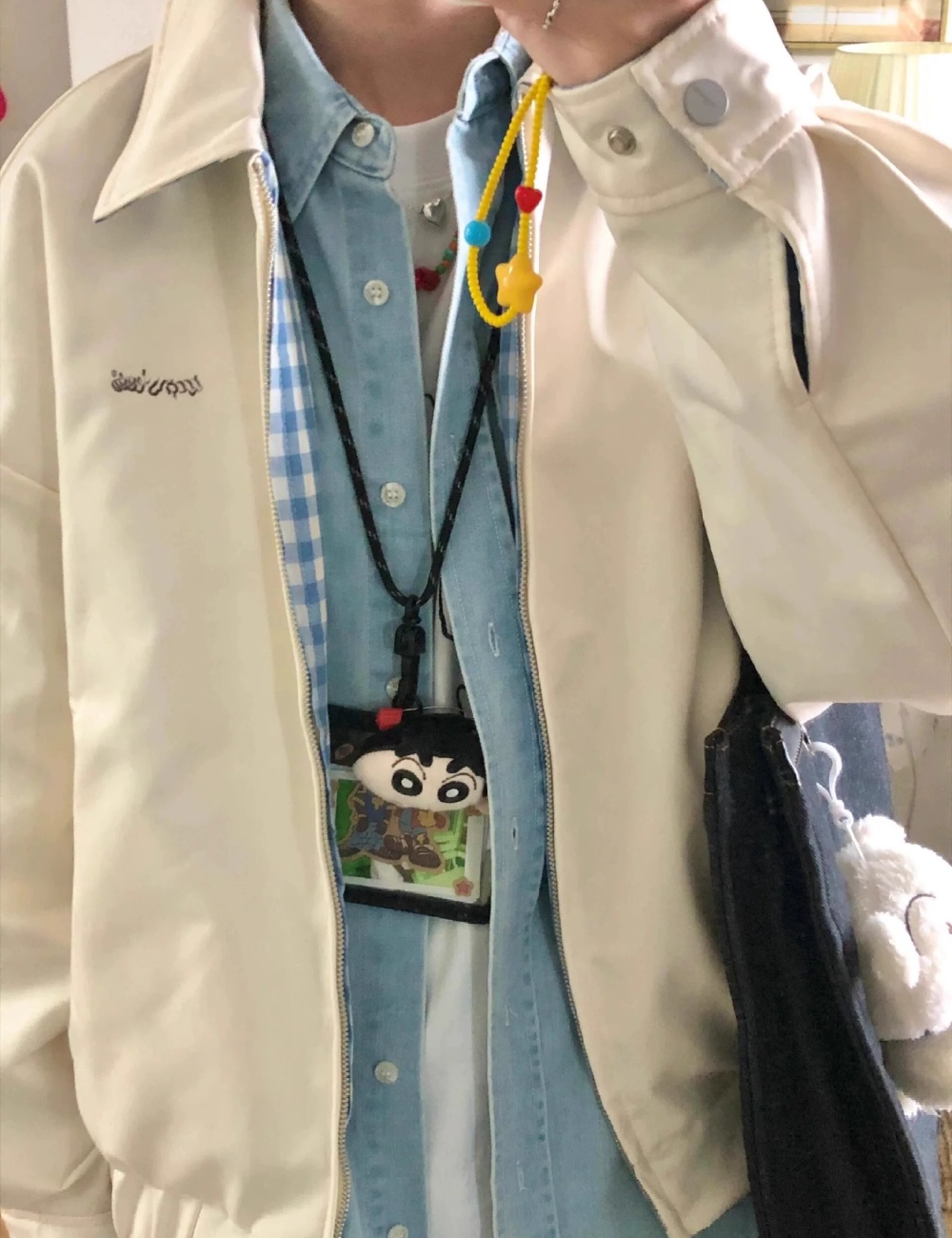 Lapel short tops Japanese style coat for women