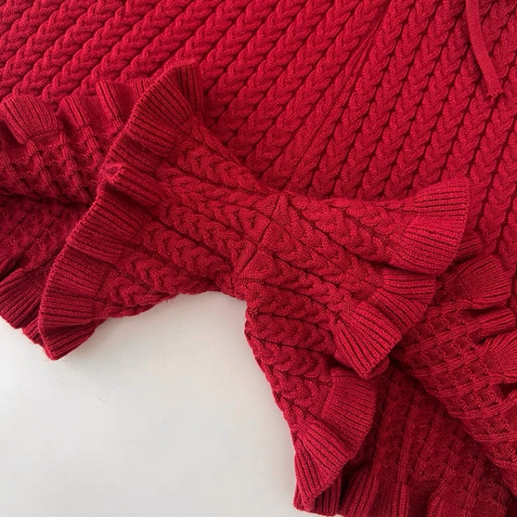 High waist woolen yarn shorts autumn and winter pants