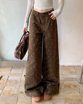 Mopping American style pants spring long pants for women