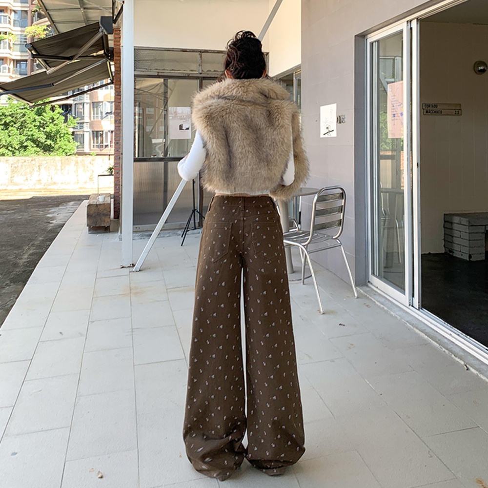 Mopping American style pants spring long pants for women