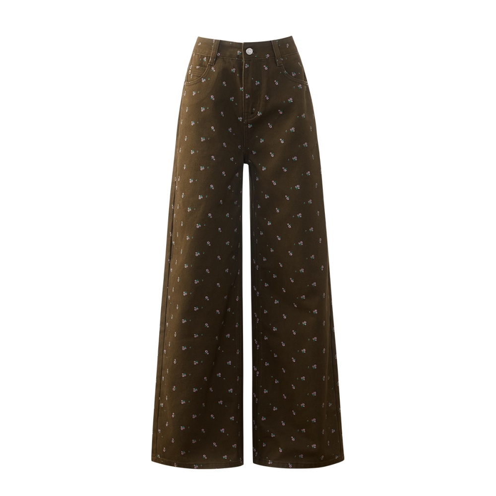 Mopping American style pants spring long pants for women