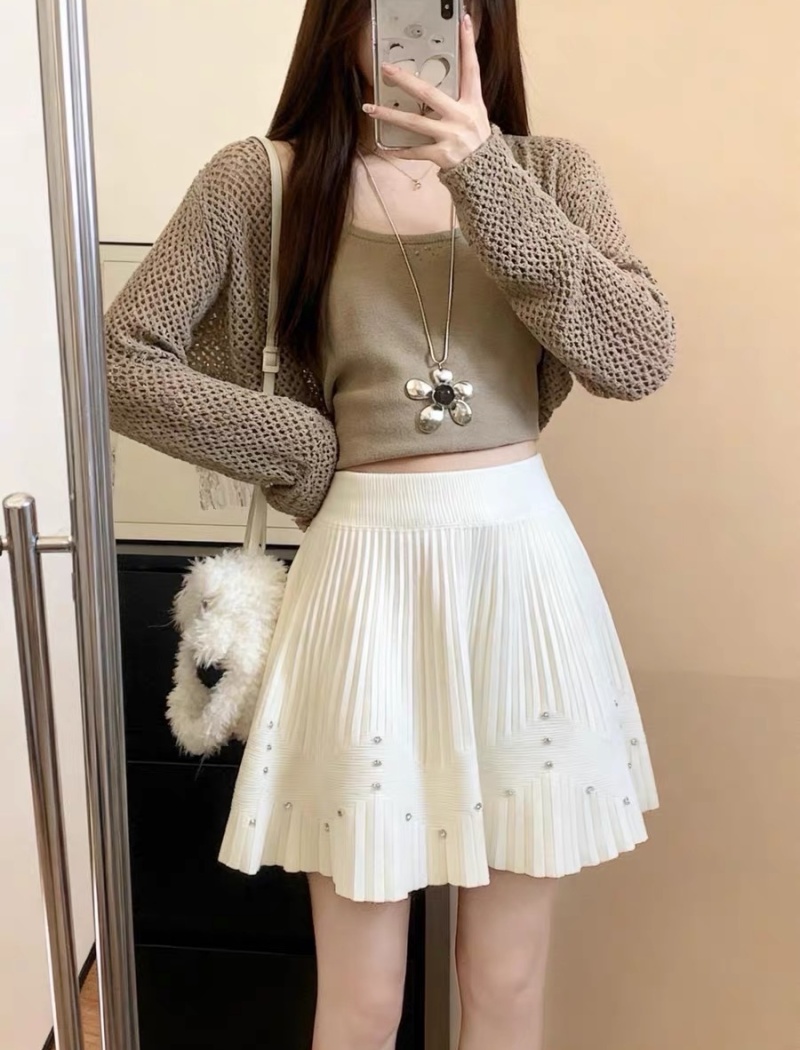 Short autumn and winter skirt high waist short skirt