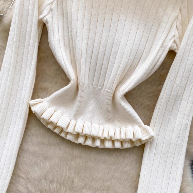 Fashion skirt high waist tops 2pcs set for women