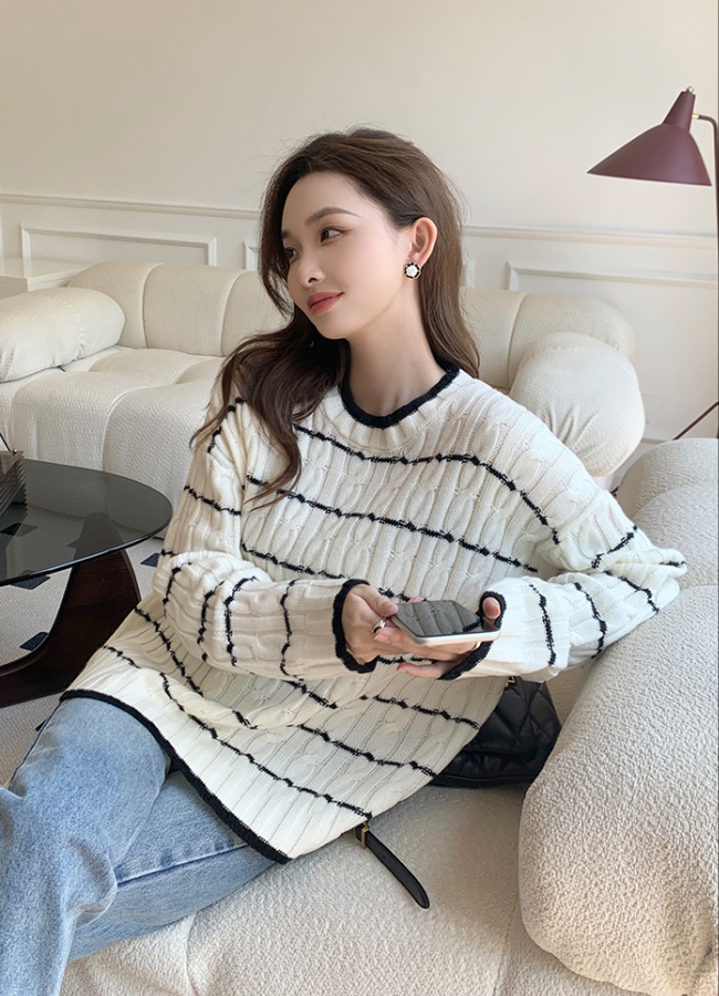 Short Korean style autumn and winter sweater for women