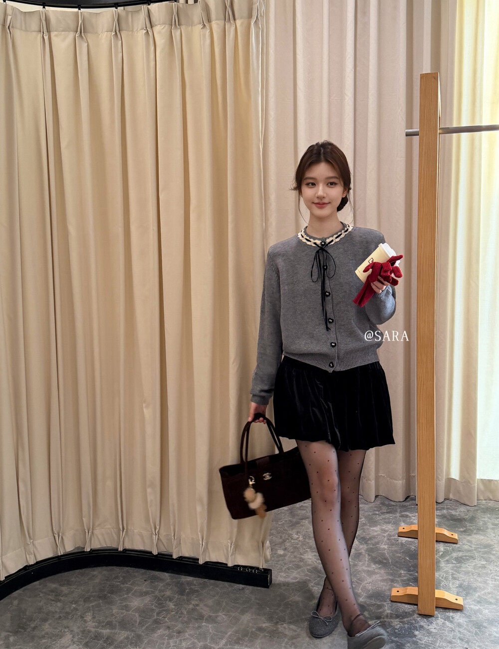 Frenum cardigan France style sweater for women