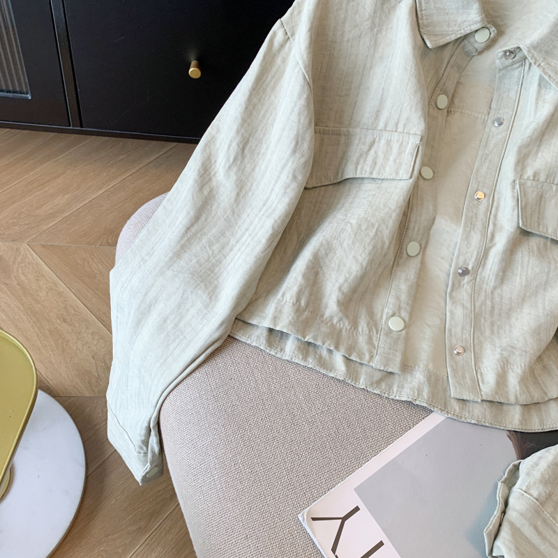 Spring Casual tops short windbreaker for women