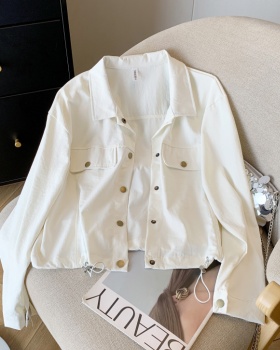 Spring Casual all-match shirt short loose tops for women