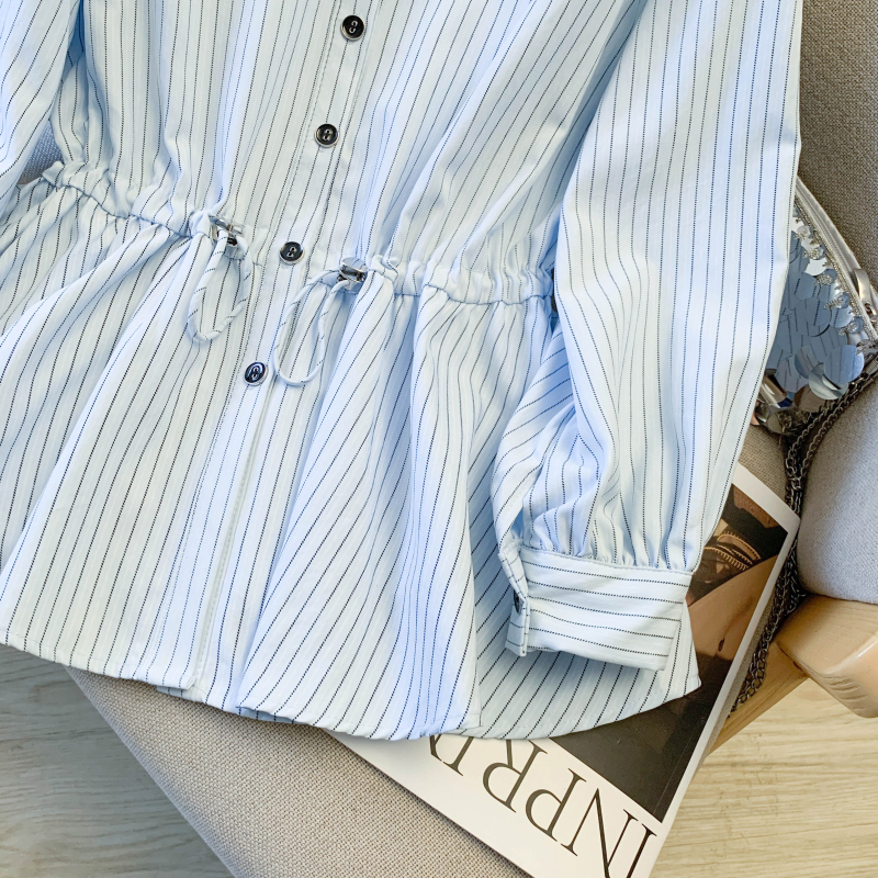 Temperament cardigan pinched waist coat for women