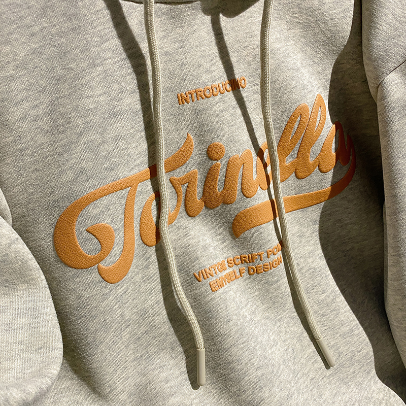 Autumn and winter thermal tops pure cotton hoodie