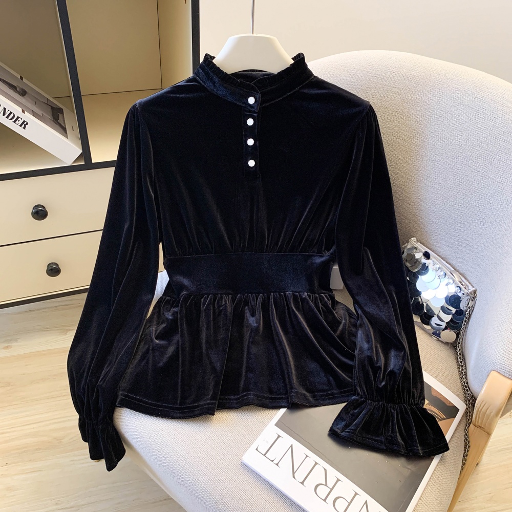 Black inside the ride long sleeve spring shirt