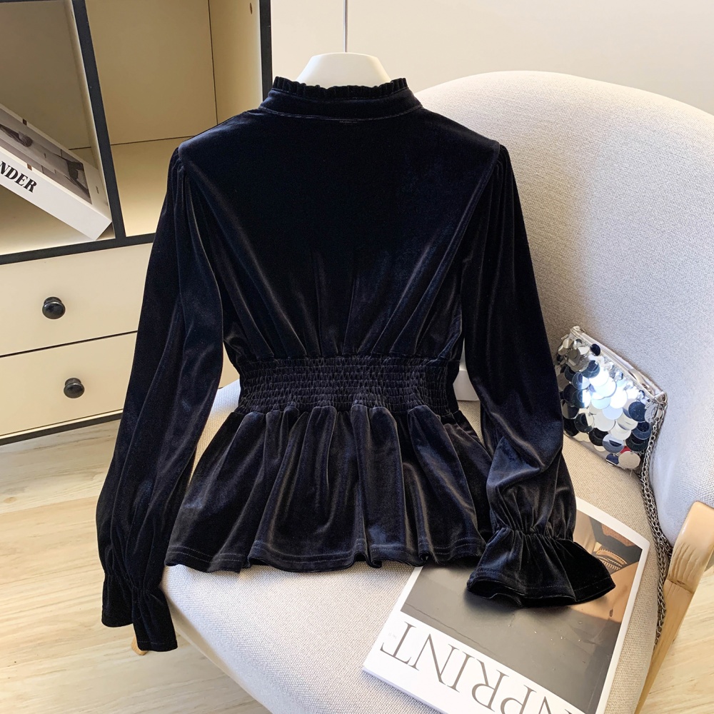 Black inside the ride long sleeve spring shirt