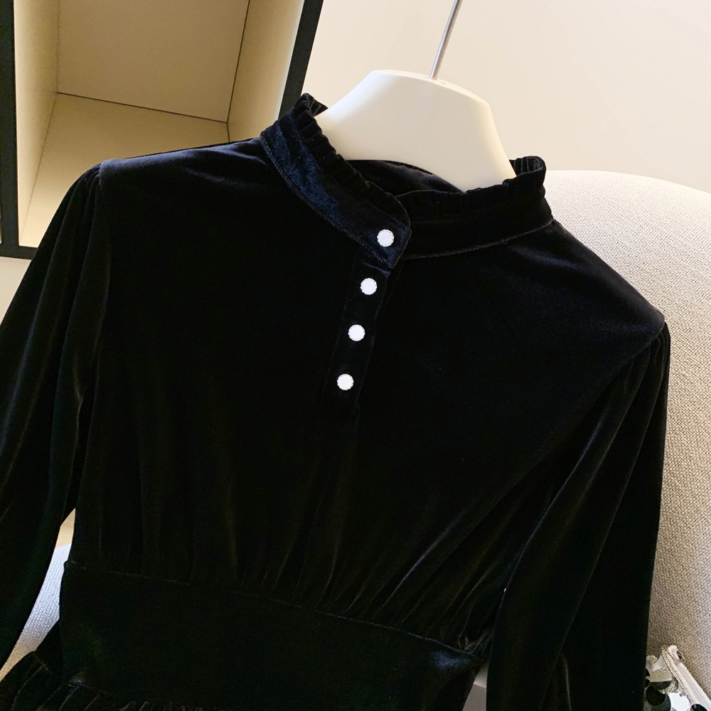 Black inside the ride long sleeve spring shirt