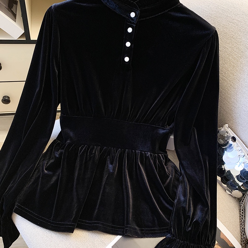 Black inside the ride long sleeve spring shirt