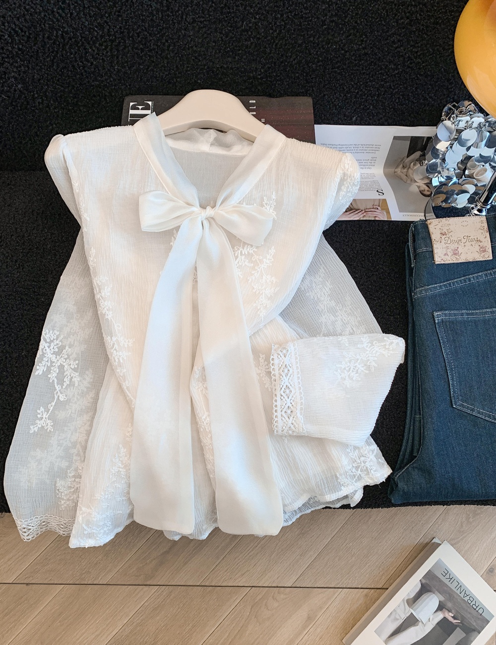 France style long sleeve tops temperament shirt for women