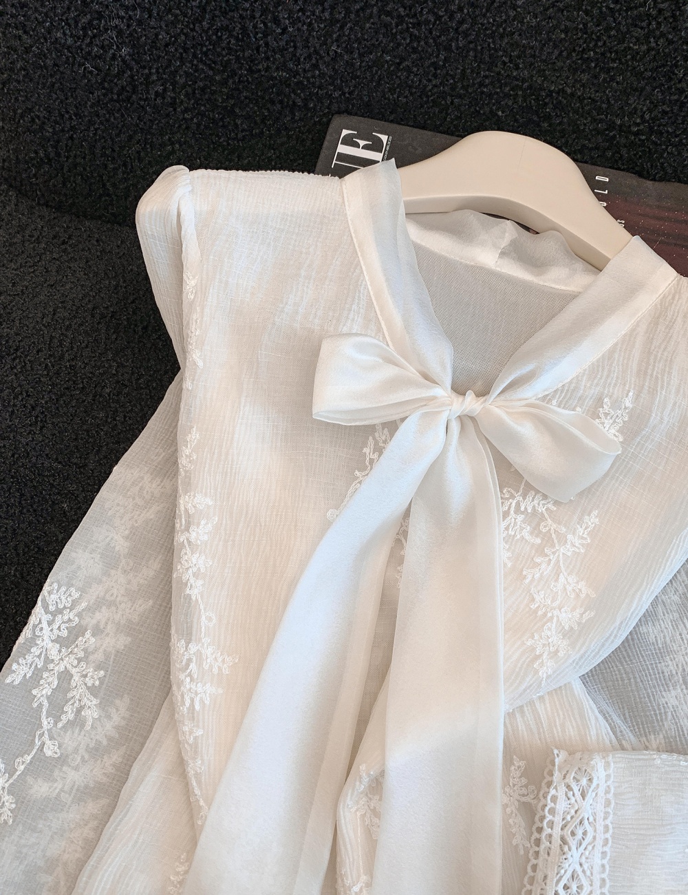 France style long sleeve tops temperament shirt for women