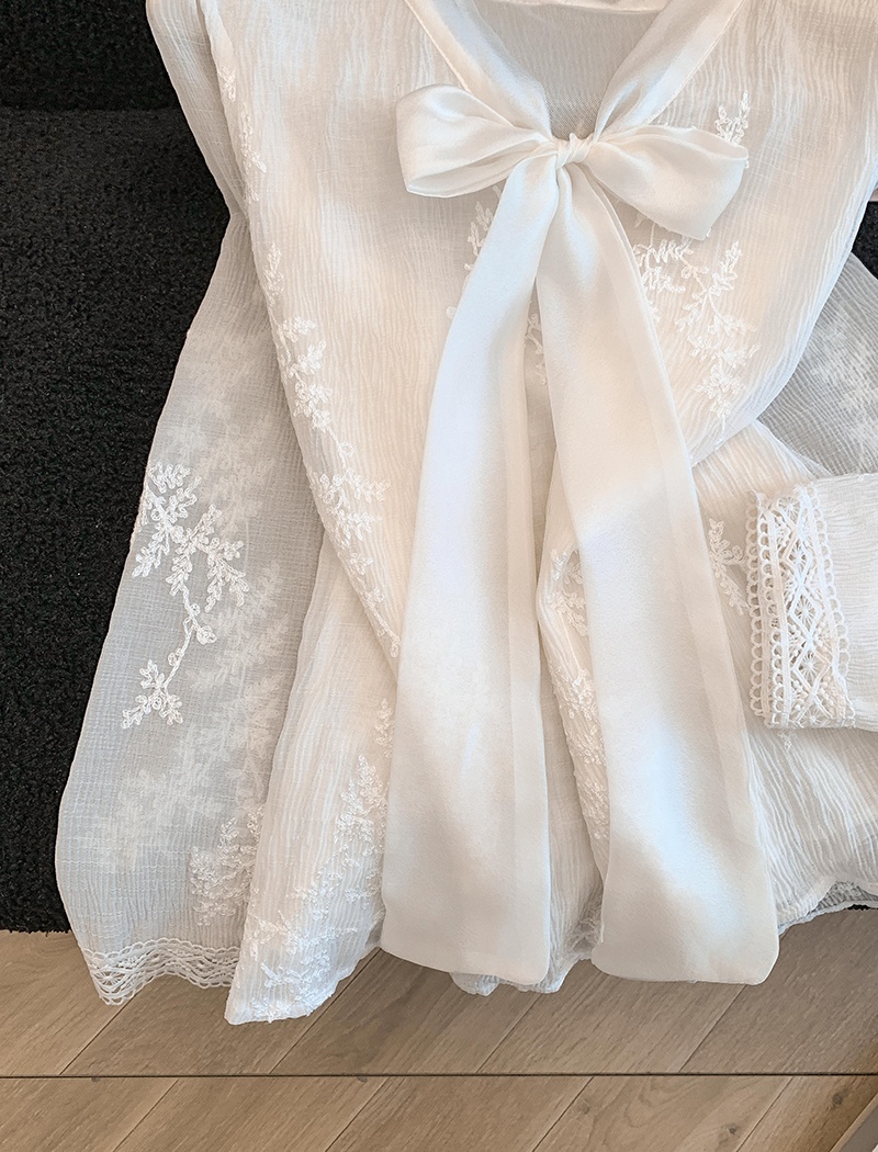 France style long sleeve tops temperament shirt for women