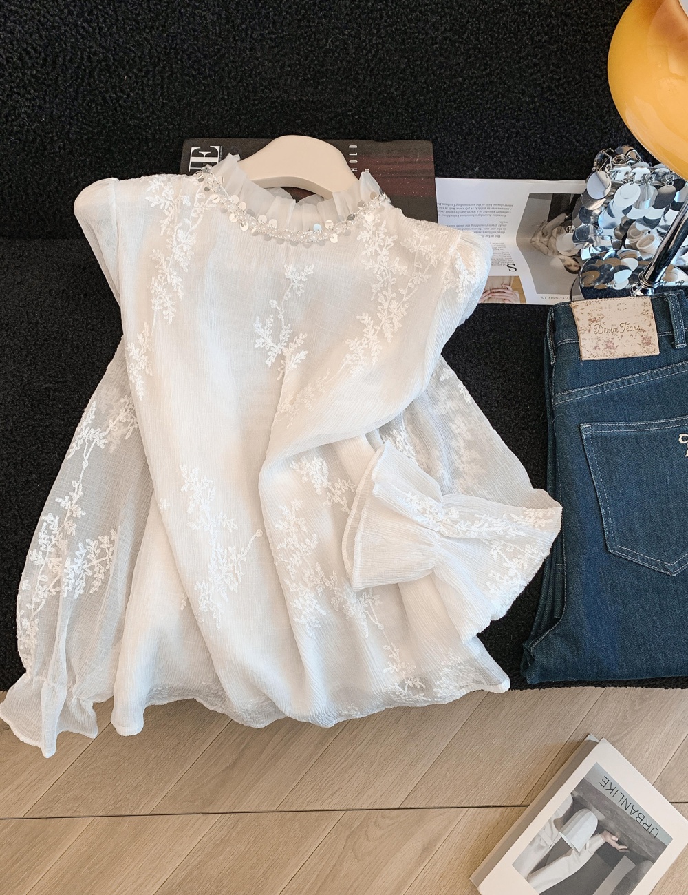 Lace tops refinement bottoming shirt for women