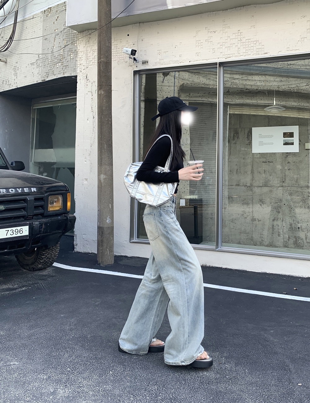 Wide leg autumn slim loose high waist jeans for women