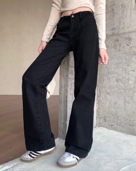 Elasticity autumn jeans slim all-match long pants