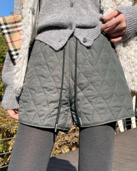 Winter clip cotton boots pants wide leg shorts for women