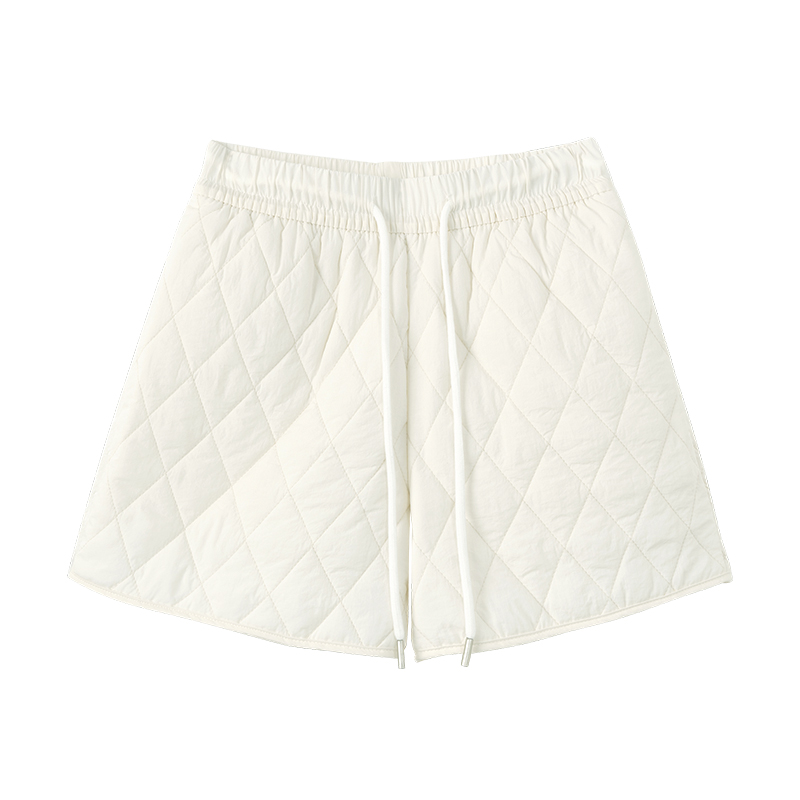 Winter clip cotton boots pants wide leg shorts for women