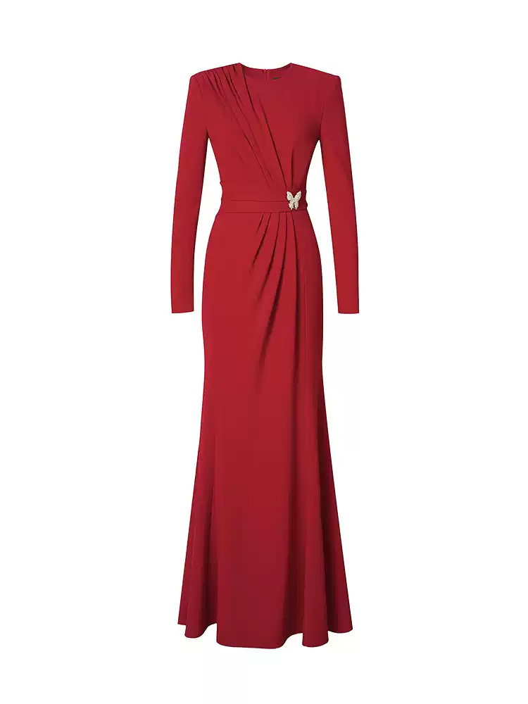 Mermaid preside banquet evening dress France style show dress