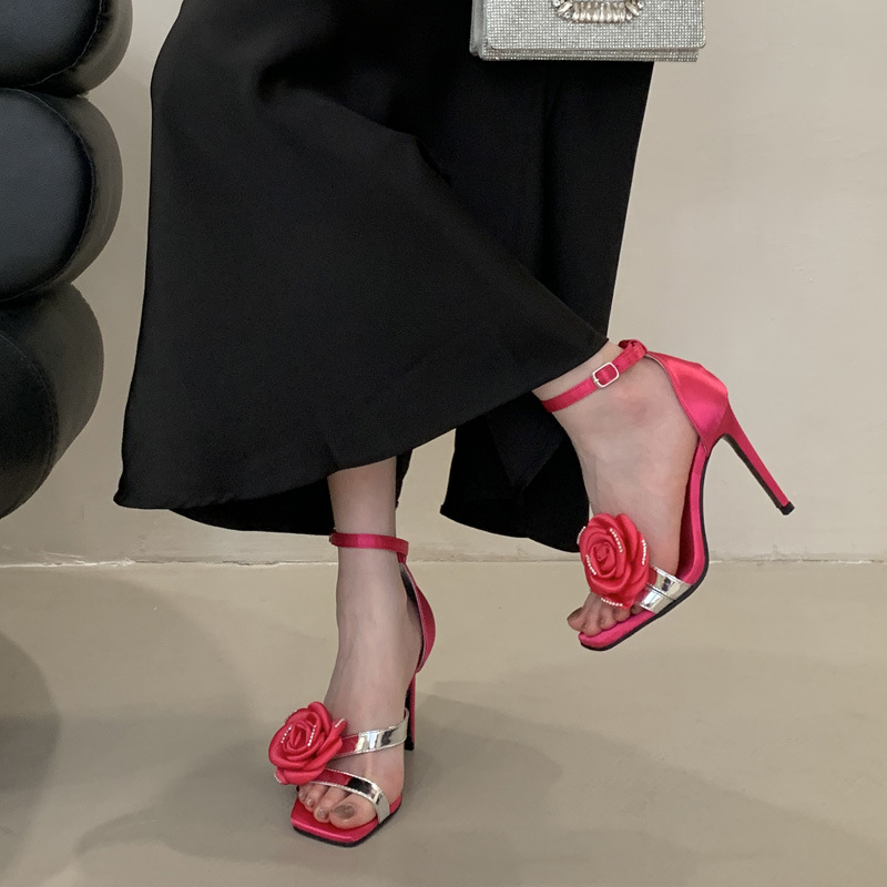 Spring sandals rome high-heeled shoes for women