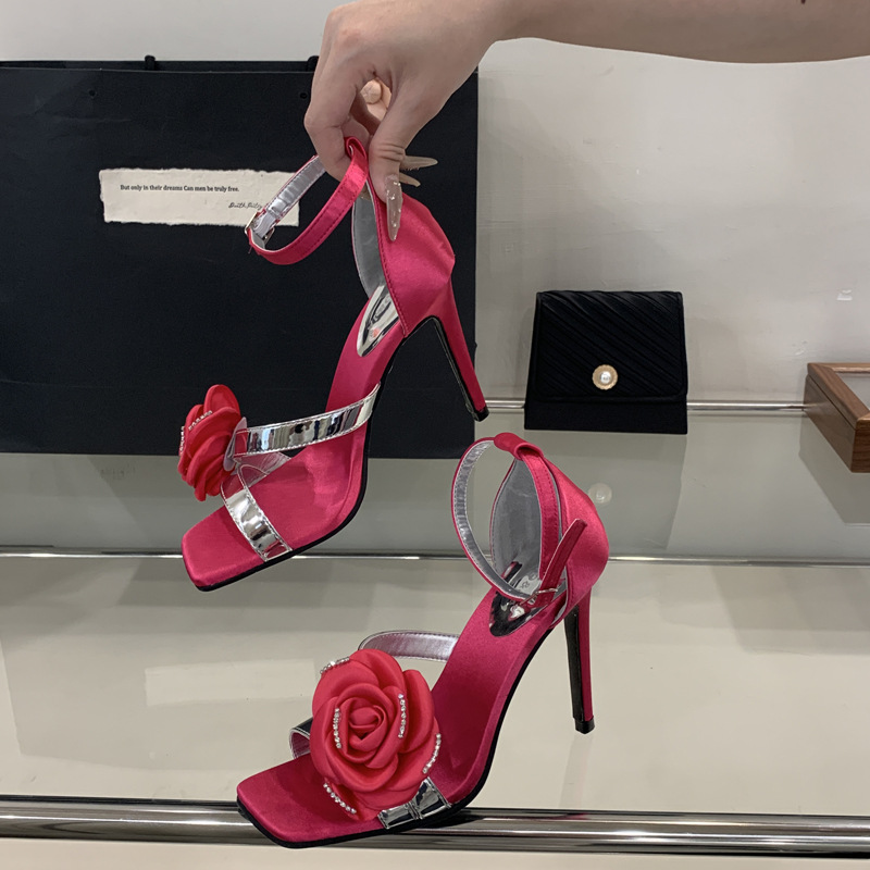 Spring sandals rome high-heeled shoes for women