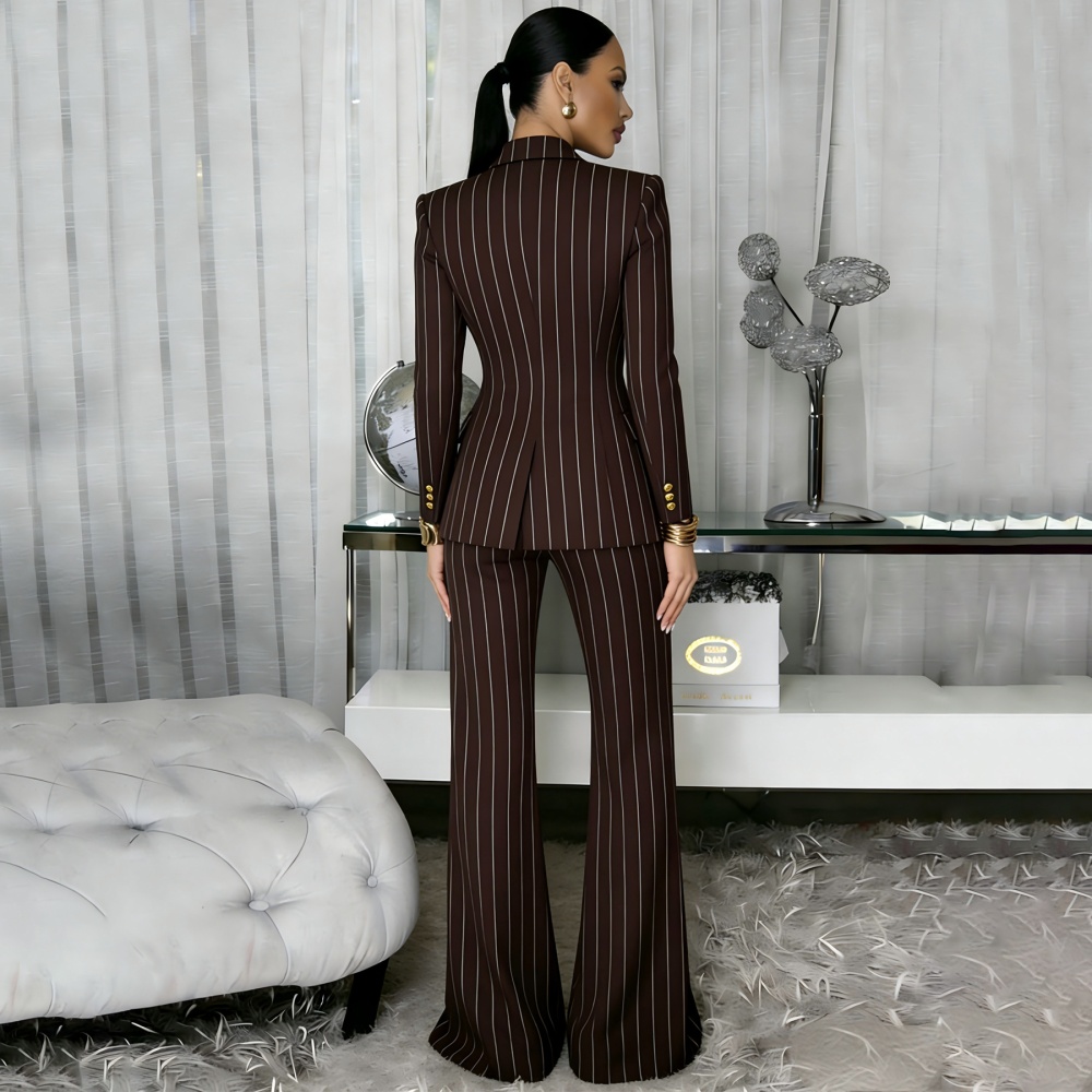 Commuting long pants fashion business suit a set for women