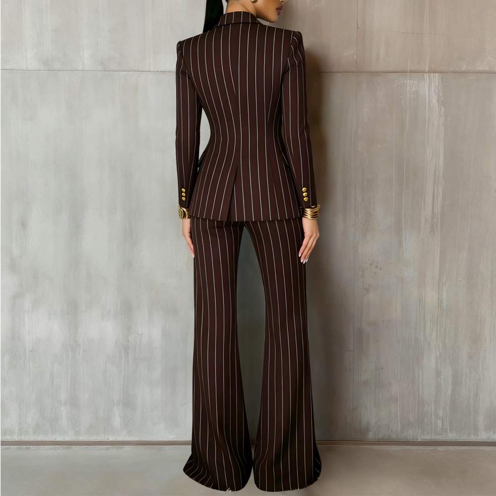 Commuting long pants fashion business suit a set for women