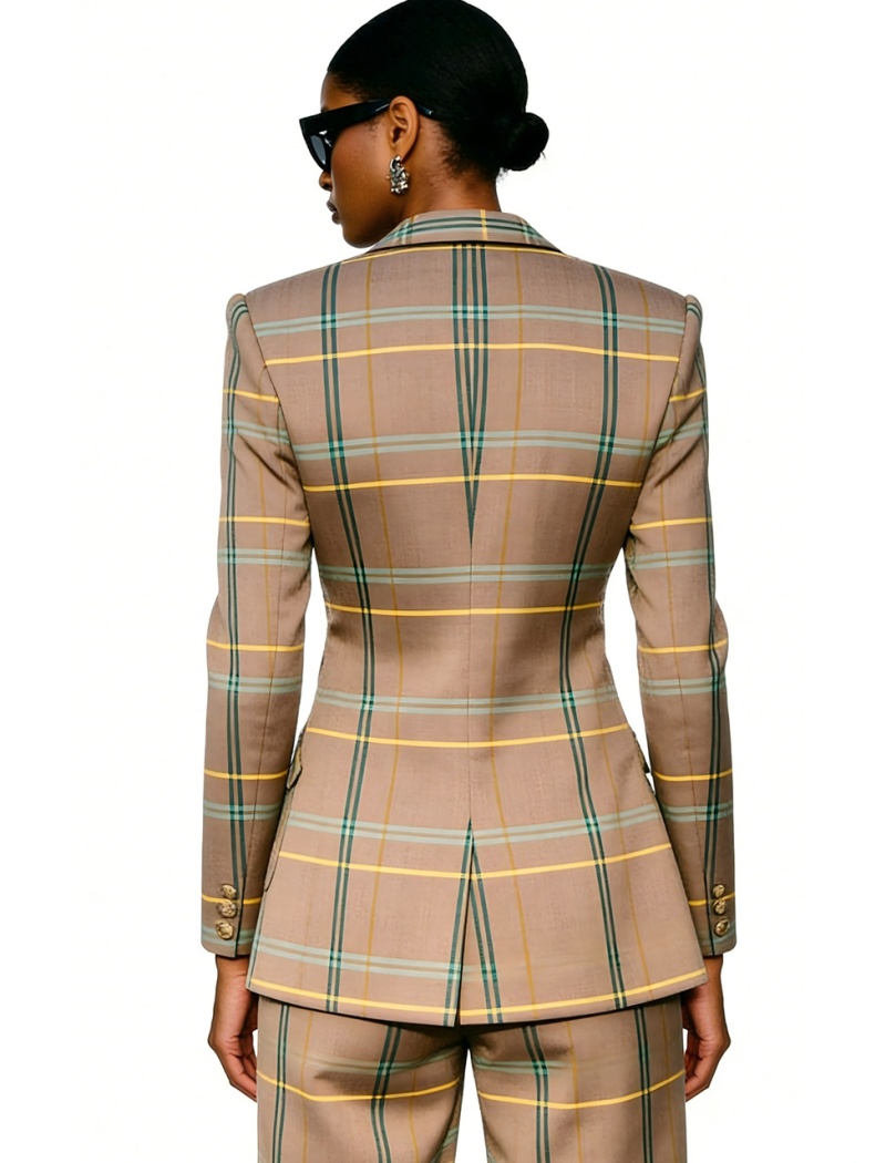 European style coat lapel business suit a set